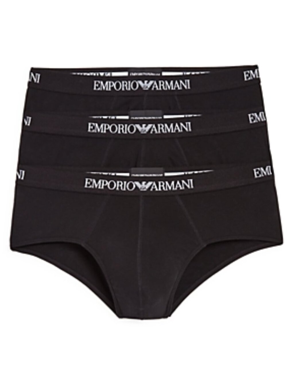 Emporio Armani Pure Cotton Briefs - Pack of 3